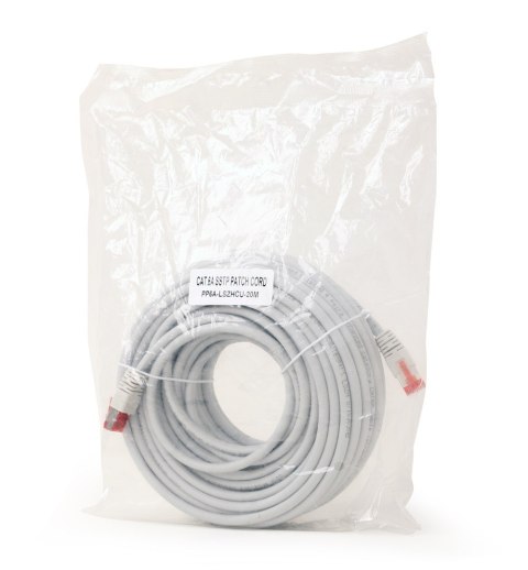 GEMBIRD PATCHCORD SFTP RJ45 KAT.6A LSZH 20M SZARY GEMBIRD PATCHCORD SFTP RJ45 KAT.6A LSZH 20M SZARY