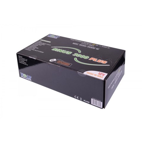 Przetwornica napięcia SINUS PLUS 3000 12/230V (1500/3000W) + PILOT- 3SIR300012 Przetwornica napięcia SINUS PLUS 3000 12/230V (1500/3000W) + PILOT- 3SIR300012