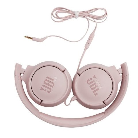 Słuchawki JBL Tune 500 (rożowe, nauszne, z wbudowanym mikrofonem) Słuchawki JBL Tune 500 (rożowe, nauszne, z wbudowanym mikrofonem)