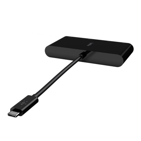 Hub Belkin USB-C Multimedia Adapter 4-in-1 Core Hub 1x4k HDMI/1xVGA/1xUSB-A/1xRJ45 Gigabit Black Hub Belkin USB-C Multimedia Adapter 4-in-1 Core Hub 1x4k HDMI/1xVGA/1xUSB-A/1xRJ45 Gigabit Black