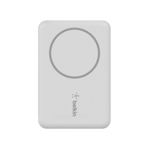 Powerbank bezprzewodowy Belkin BoostCharge Magnetic Wireless Power Bank 2.5K MagSafe Compatible 2500mAh White Powerbank bezprzewodowy Belkin BoostCharge Magnetic Wireless Power Bank 2.5K MagSafe Compatible 2500mAh White