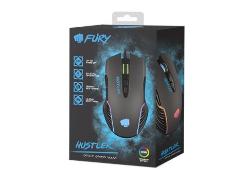FURY MYSZ DLA GRACZY HUSTLER 6400DPI RGB NFU-1698 FURY MYSZ DLA GRACZY HUSTLER 6400DPI RGB NFU-1698