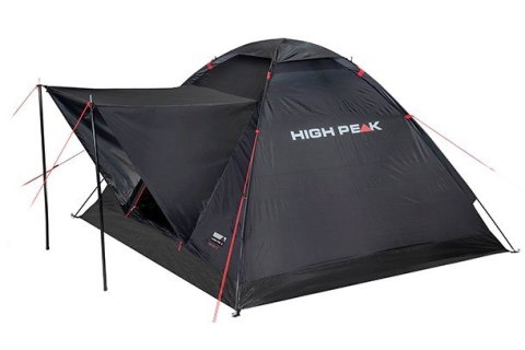 High Peak Beaver 3 Czarny, Czerwony Namiot piramidowy High Peak Beaver 3 Czarny, Czerwony Namiot piramidowy
