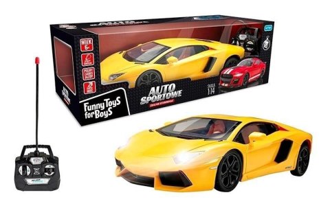 Auto R/C TFB żółte Auto R/C TFB żółte