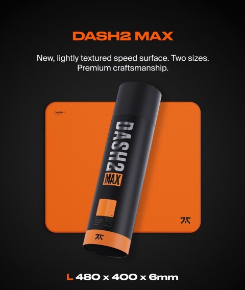 Fnatic DASH2 MAX Podkładka dla graczy Pomarańczowy Fnatic DASH2 MAX Podkładka dla graczy Pomarańczowy