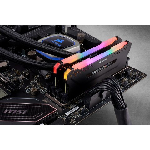 Corsair Vengeance RGB CMW16GX4M2C3200C16 moduł pamięci 16 GB 2 x 8 GB DDR4 3200 MHz Corsair Vengeance RGB CMW16GX4M2C3200C16 moduł pamięci 16 GB 2 x 8 GB DDR4 3200 MHz