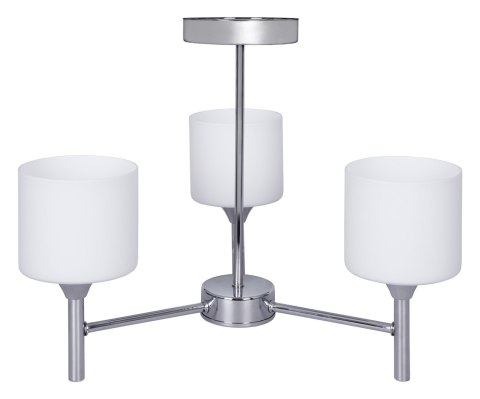 Żyrandol klasyczna lampa sufitowa wisząca Activejet MIRA Chrom potrójna 3xE27 do salonu Żyrandol klasyczna lampa sufitowa wisząca Activejet MIRA Chrom potrójna 3xE27 do salonu