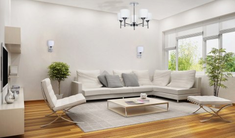 Żyrandol klasyczna lampa sufitowa wisząca Activejet MIRA Chrom potrójna 3xE27 do salonu Żyrandol klasyczna lampa sufitowa wisząca Activejet MIRA Chrom potrójna 3xE27 do salonu