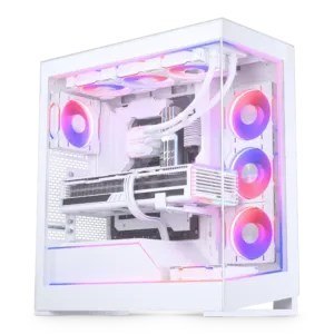 Phanteks NV5 Premium DRGB Kit + Power Hub, 3x na ramę zewnętrzną, 1x osłona płyty głównej - biała Phanteks NV5 Premium DRGB Kit + Power Hub, 3x na ramę zewnętrzną, 1x osłona płyty głównej - biała