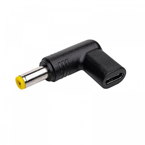 Adapter 5.5 X 2.5 wtyczka do zasilacza uniwersalnego AK-ND-C01 USB-C / 5.5 X 2.5 mm Adapter 5.5 X 2.5 wtyczka do zasilacza uniwersalnego AK-ND-C01 USB-C / 5.5 X 2.5 mm