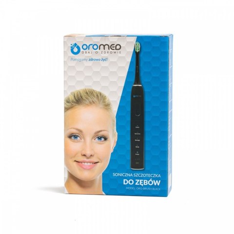 Szczoteczka soniczna ORO-BRUSH Czarna Szczoteczka soniczna ORO-BRUSH Czarna