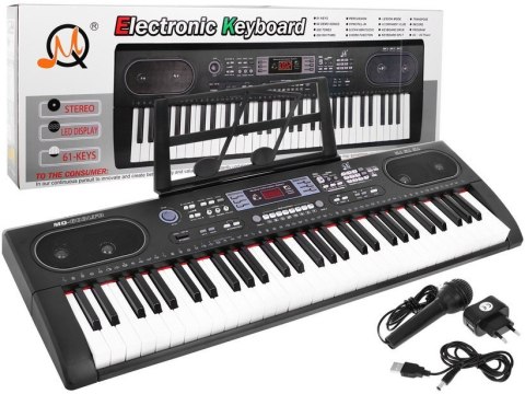 Wielofunkcyjny Keyboard dla dzieci 5+ Zestaw muzyczny Mikrofon Taktomierz - model nr 603 Wielofunkcyjny Keyboard dla dzieci 5+ Zestaw muzyczny Mikrofon Taktomierz - model nr 603