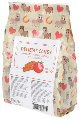 KERBL Smakołyki dla konia Delizia Candy, jabłko/cynamon, 600 g KERBL Smakołyki dla konia Delizia Candy, jabłko/cynamon, 600 g