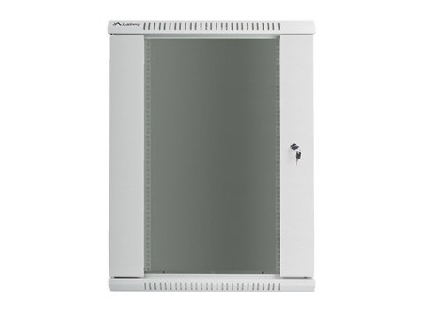Szafa instalacyjna wisząca 19 18U 600X600mm szara (drzwi szklane) Szafa instalacyjna wisząca 19 18U 600X600mm szara (drzwi szklane)