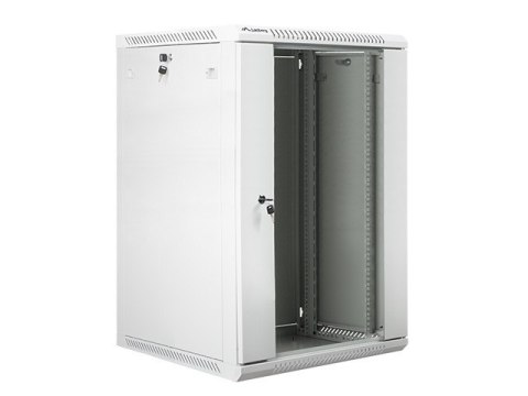 Szafa instalacyjna wisząca 19 18U 600X600mm szara (drzwi szklane) Szafa instalacyjna wisząca 19 18U 600X600mm szara (drzwi szklane)