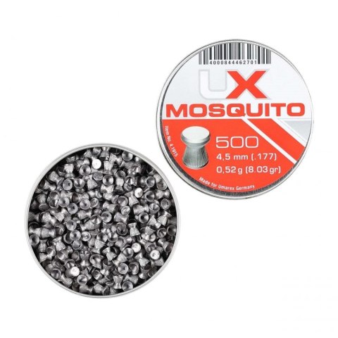 Śrut 4,5 mm UMAREX Mosquito płaski molet. 500szt Śrut 4,5 mm UMAREX Mosquito płaski molet. 500szt