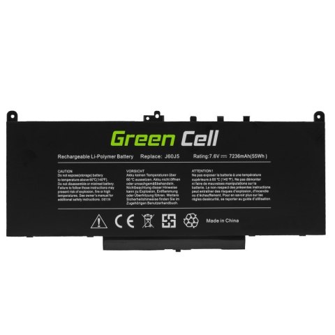 GREEN CELL BATERIA DE135 DO DELL LATITUDE E7270 E7470 5800MAH 7.6V GREEN CELL BATERIA DE135 DO DELL LATITUDE E7270 E7470 5800MAH 7.6V