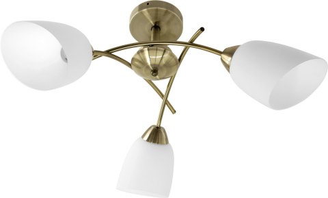 Żyrandol klasyczna lampa sufitowa wisząca Activejet NIKITA Patyna potrójna 3xE27 do salonu Żyrandol klasyczna lampa sufitowa wisząca Activejet NIKITA Patyna potrójna 3xE27 do salonu