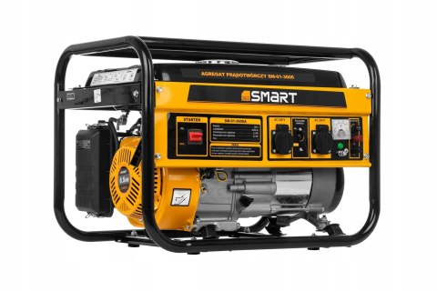 Smart365 SM-01-3600 agregat prądotwórczy 2500 W 15 l Benzynowy Żółty Smart365 SM-01-3600 agregat prądotwórczy 2500 W 15 l Benzynowy Żółty