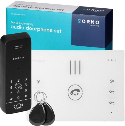 Zestaw domofon ORNO OR-DOM-BA-933/W Zestaw domofon ORNO OR-DOM-BA-933/W