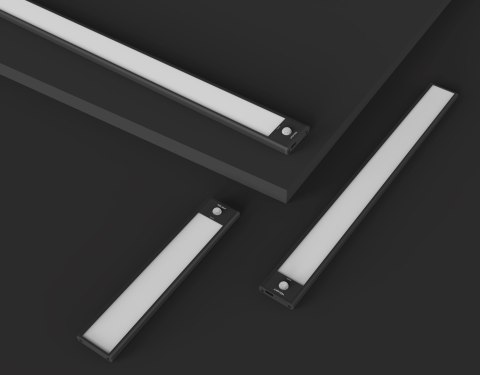Lampka podszafkowa z czujnikiem ruchu Yeelight Closet Light 20cm (czarny, 2700 K) Lampka podszafkowa z czujnikiem ruchu Yeelight Closet Light 20cm (czarny, 2700 K)