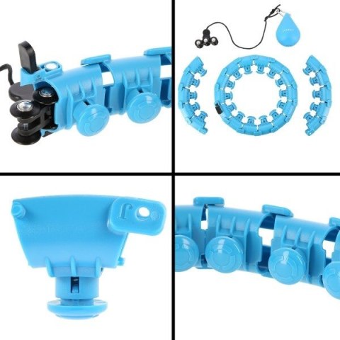 Hula Hop HMS HHW01 niebieski + BR163 zestaw Hula Hop HMS HHW01 niebieski + BR163 zestaw