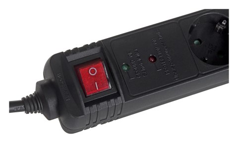 Listwa zasilająca ENERGENIE SPG5-C-15 (5 x VDE; 4,5m; kolor czarny) Listwa zasilająca ENERGENIE SPG5-C-15 (5 x VDE; 4,5m; kolor czarny)