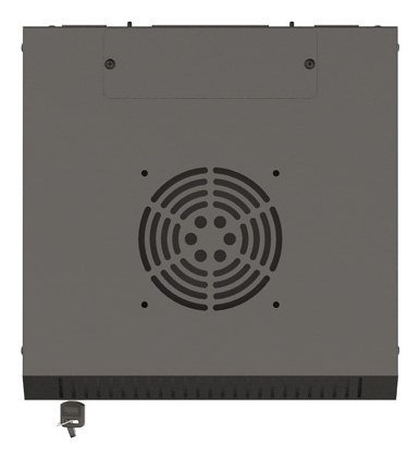 SZAFA INSTALACYJNA RACK WISZĄCA 10" 9U 300X300 CZARNA DRZWI PRZESZKLONE LANBERG (FLAT PACK)