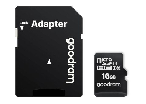 Karta pamięci Goodram microSD 16GB (M1AA-0160R12) Karta pamięci Goodram microSD 16GB (M1AA-0160R12)