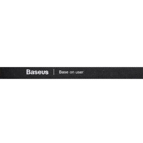 Taśma rzepowa, organizer kabli Baseus Colourful Circle Velcro Straps 1m (czarny) Taśma rzepowa, organizer kabli Baseus Colourful Circle Velcro Straps 1m (czarny)