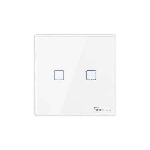 Bezprzewodowy Włącznik Światła Sonoff 433MHz T2EU2C-RF (2-kanałowy) Bezprzewodowy Włącznik Światła Sonoff 433MHz T2EU2C-RF (2-kanałowy)