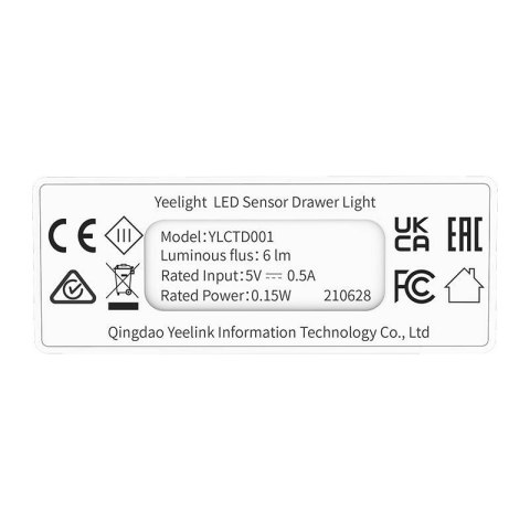 Lampka do szuflady z czujnikiem ruchu Yeelight LED Sensor Drawer Light Lampka do szuflady z czujnikiem ruchu Yeelight LED Sensor Drawer Light