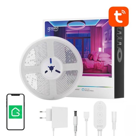 Inteligentna taśma WiFi RGB LED Gosund SL2 (5m), Tuya Inteligentna taśma WiFi RGB LED Gosund SL2 (5m), Tuya