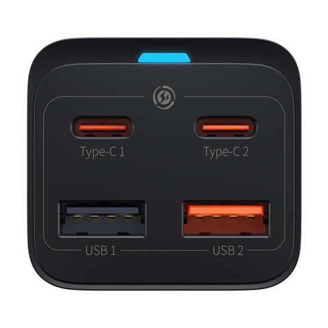 Ładowarka sieciowa Baseus GaN3 Pro, 2x USB-C, 2x USB, 65W (czarna) Ładowarka sieciowa Baseus GaN3 Pro, 2x USB-C, 2x USB, 65W (czarna)