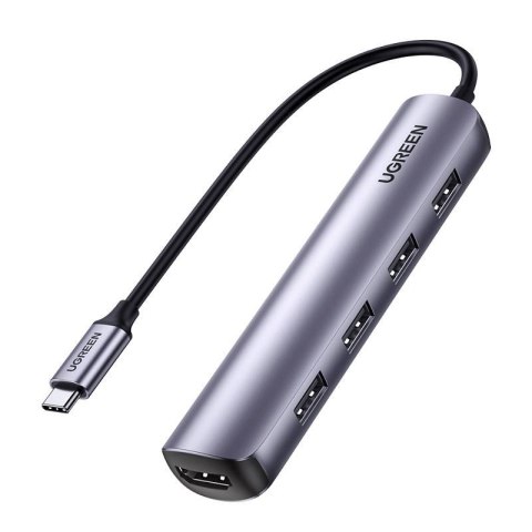 Adapter Hub UGREEN, USB_C do 4x USB 3.0, HDMI, CM417 Adapter Hub UGREEN, USB_C do 4x USB 3.0, HDMI, CM417
