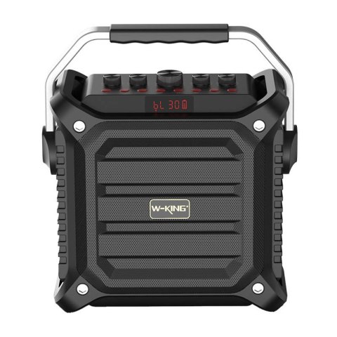 Głośnik bezprzewodowy Bluetooth W-KING K3H 100W + mikrofon (czarny) Głośnik bezprzewodowy Bluetooth W-KING K3H 100W + mikrofon (czarny)