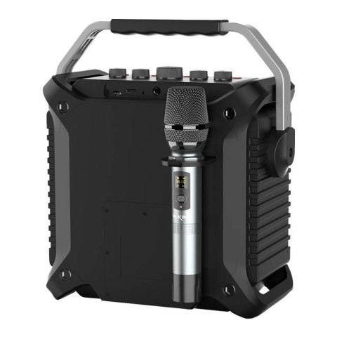 Głośnik bezprzewodowy Bluetooth W-KING K3H 100W + mikrofon (czarny) Głośnik bezprzewodowy Bluetooth W-KING K3H 100W + mikrofon (czarny)