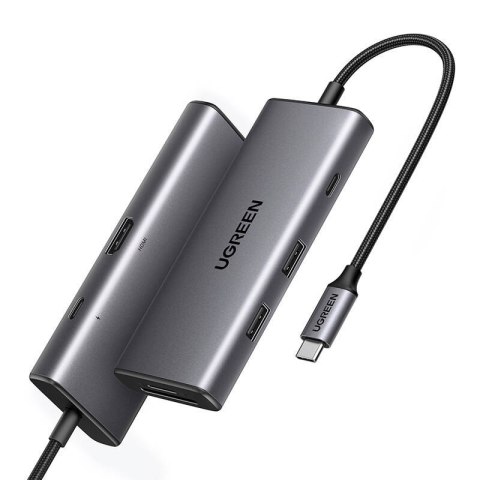 Adapter / Hub 7w1 UGREEN Revodok Pro USB do 2x USB-A 3.2, USB-C 3.2, SD/TF, PD Adapter / Hub 7w1 UGREEN Revodok Pro USB do 2x USB-A 3.2, USB-C 3.2, SD/TF, PD
