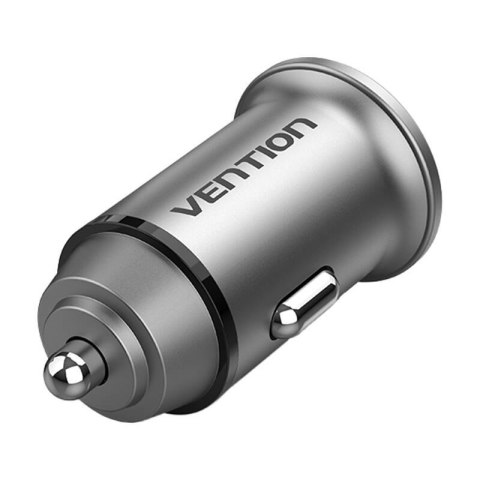 Ładowarka samochodowa 2x USB Vention FFEH0 30W szara Ładowarka samochodowa 2x USB Vention FFEH0 30W szara