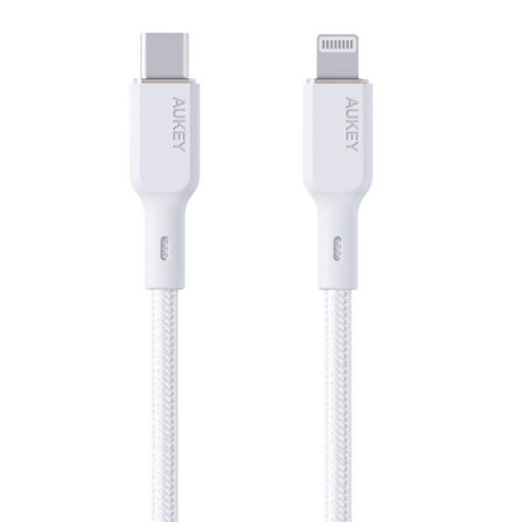 Kabel Aukey CB-NCL2 USB-C do Lightning 1.8m (biały) Kabel Aukey CB-NCL2 USB-C do Lightning 1.8m (biały)