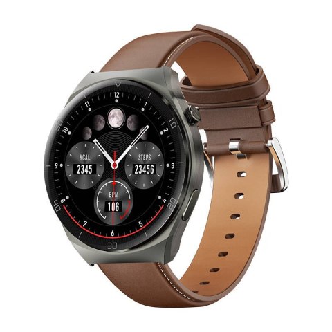 Smartwatch 2 ultra Aukey SW-2U (skórzany brązowy) Smartwatch 2 ultra Aukey SW-2U (skórzany brązowy)