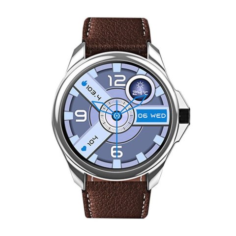 Smartwatch Blitzwolf BW-AT3 (brązowy skórzany) Smartwatch Blitzwolf BW-AT3 (brązowy skórzany)