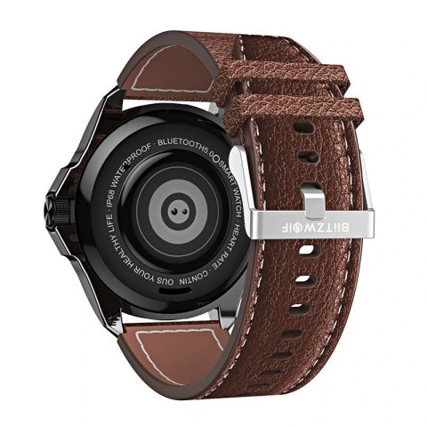 Smartwatch Blitzwolf BW-AT3 (brązowy skórzany) Smartwatch Blitzwolf BW-AT3 (brązowy skórzany)