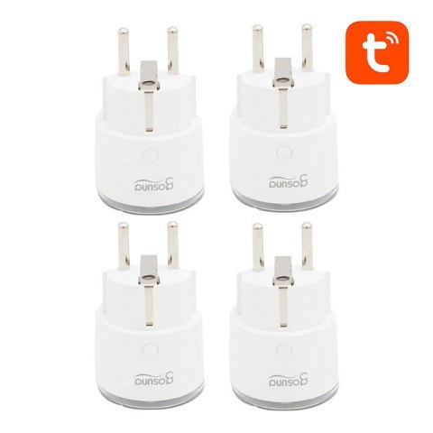 Inteligentne gniazdko WiFi Gosund SP111 3680W 16A, Tuya 4-pak Inteligentne gniazdko WiFi Gosund SP111 3680W 16A, Tuya 4-pak