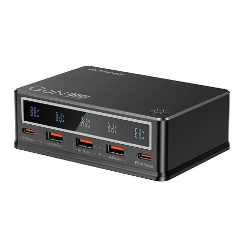 Ładowarka sieciowa Blitzwolf BW-i9 110W PD 3xUSB-A, 2xUSB-C (czarna) Ładowarka sieciowa Blitzwolf BW-i9 110W PD 3xUSB-A, 2xUSB-C (czarna)