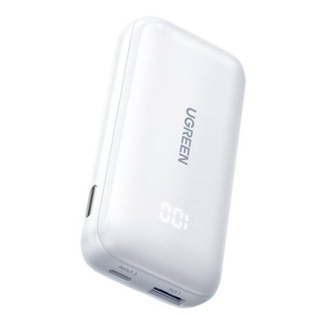 Powerbank 10000mAh Ugreen Nexode PB501, USB + USB-C, 30W PD (biały) Powerbank 10000mAh Ugreen Nexode PB501, USB + USB-C, 30W PD (biały)