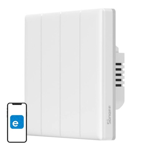 Inteligentny dotykowy przełącznik ścienny WiFi Sonoff TX T5 4C (4-kanałowy) Inteligentny dotykowy przełącznik ścienny WiFi Sonoff TX T5 4C (4-kanałowy)