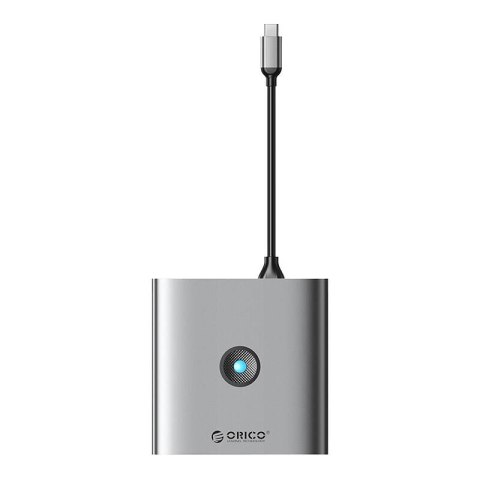 Adapter Hub 6w1 Orico, HDMI 4K + 2x USB-A 3.0, USB-C, 100W PD Adapter Hub 6w1 Orico, HDMI 4K + 2x USB-A 3.0, USB-C, 100W PD