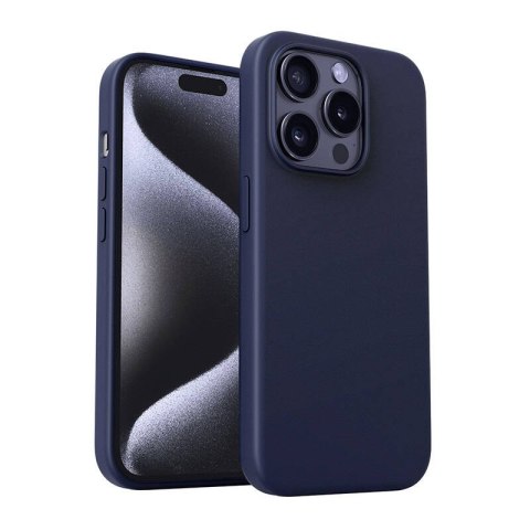 Etui Aukey PC-GJ10C do iPhone 15 Pro (burzowy błękit) Etui Aukey PC-GJ10C do iPhone 15 Pro (burzowy błękit)