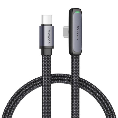 Kabel kątowy USB-C do USB-C Mcdodo CA-3360, 65W, 1.2m (czarny) Kabel kątowy USB-C do USB-C Mcdodo CA-3360, 65W, 1.2m (czarny)